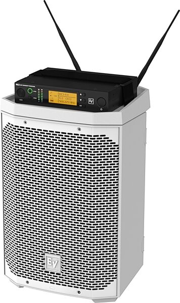 Electro-Voice Wireless Receiver Tray for EVERSE 8, White, Action Position Back