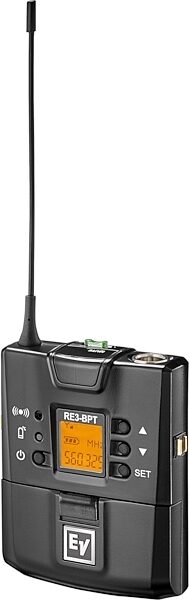 Electro-Voice RE3-BPOL Wireless Omnidirectional Lavalier Microphone System, Band 5H (560-596 MHz), ve