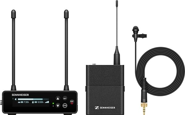 Sennheiser EW-DP ME 2 SET Portable Wireless Omnidirectional Lavalier Microphone System, Band Q1-6, Main