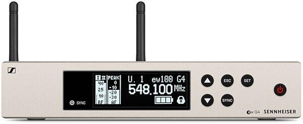 Sennheiser ew100 G4 Ci1 Guitar Wireless System, Band A (516-558 MHz), Receiver