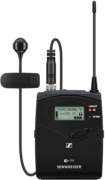 Sennheiser ew100 G4 ME4 Wireless Lavalier Microphone System, Band G (566-608 MHz), Trans