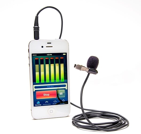 Azden EX-503i Studio Pro Lapel Microphone, In Use