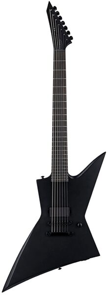 ESP LTD EX-7 Baritone Black Metal Electric Guitar, Black Metal, main