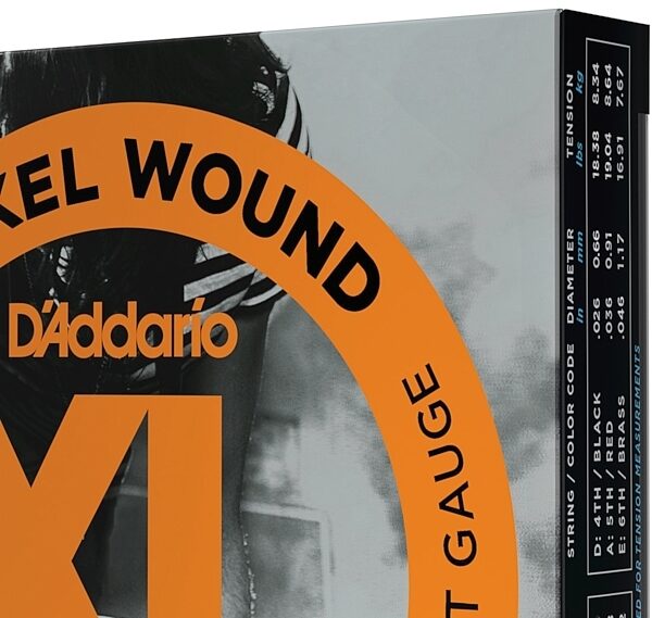 D'Addario EXL110 XL Electric Guitar Strings (Regular Light, 10-46), 3-Pack, view