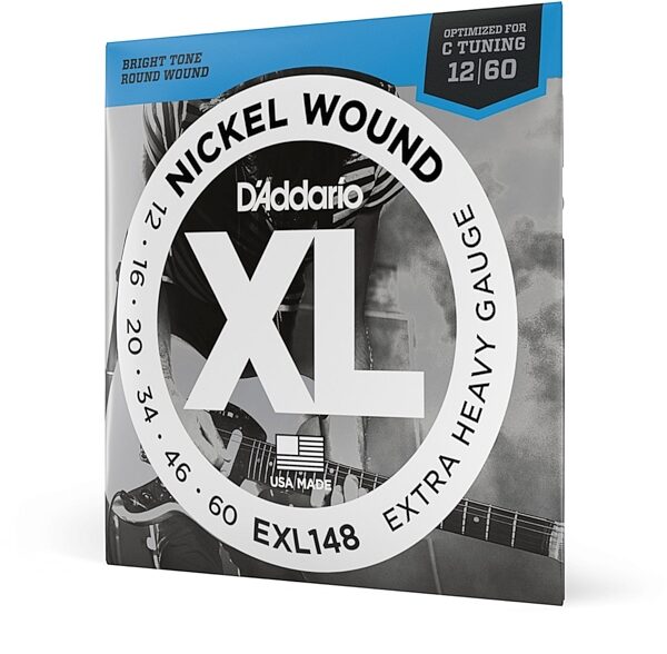 D'Addario EXL Nickel Wound Electric Guitar Strings, EXL148, Xtra Heavy, main