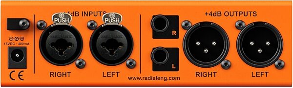 Radial EXTC-Stereo Guitar Effects Interface and Reamper, New, Action Position Back