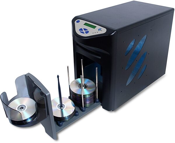 EZ Dupe AL103PIB Autoloader 100-Disc DVD/CD Automated Duplicator, In Use (DVDs not included)