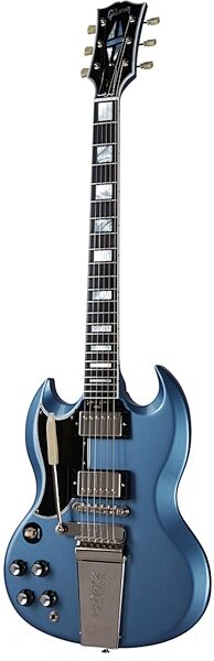 Gibson Left-Handed Elliot Easton SG Electric Guitar with Maestro (With Case), Pelham Blue