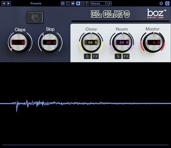 Boz Digital El Clapo Audio Plug-in, Digital Download, view