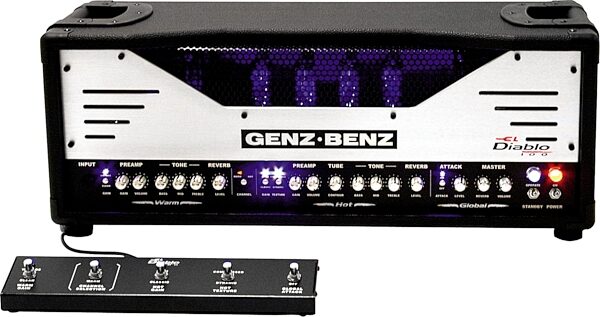 Genz Benz El Diablo Guitar Amplifier Head (100 Watts), Main