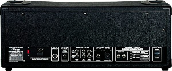 Genz Benz El Diablo Guitar Amplifier Head (100 Watts), Rear