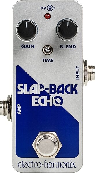 Electro-Harmonix Slap-Back Echo Analog Delay Pedal, New, Action Position Back