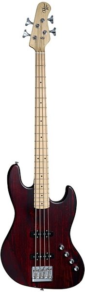 Michael Kelly Element 4 Bass Guitar, Trans Red, Main
