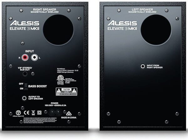 Alesis Elevate 3 MKII Active Studio Monitors, Alt
