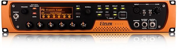 Digidesign Eleven Rack Guitar Recording and Effects Audio Interface, Front