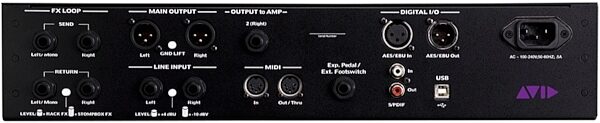 Avid Eleven Rack Recording Interface and Pro Tools Subscription, Back