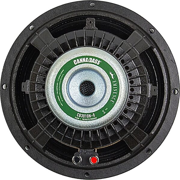 Eminence CannaBass Bass Speaker (450 Watts, 10"), 8 Ohms, Action Position Back