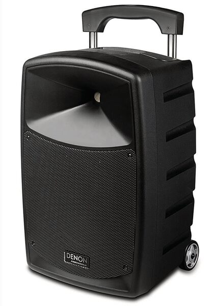 Denon Envoi Portable AC/Battery-Powered PA System (120 Watts, 1x10"), Angle Front