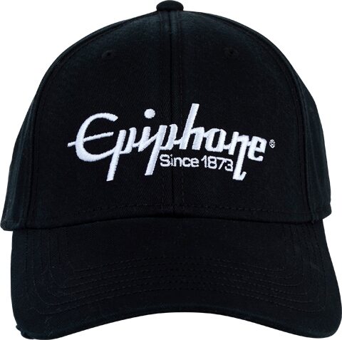Epiphone Logo Hat with Pickholder, Black, Main Back
