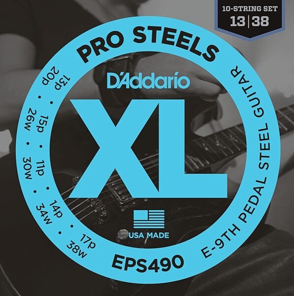 D'Addario EPS Pedal Steel Strings, EPS490