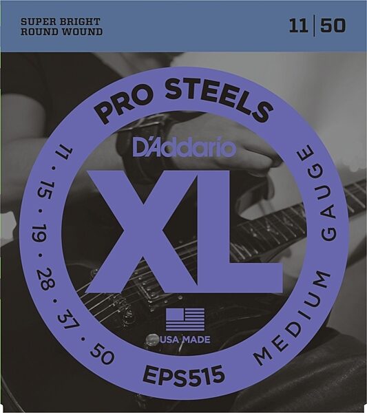 D'Addario EPS ProSteels Electric Guitar Strings, EPS515