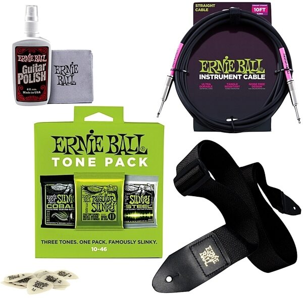 Ernie Ball Electric Guitar Accessory Pack, Main