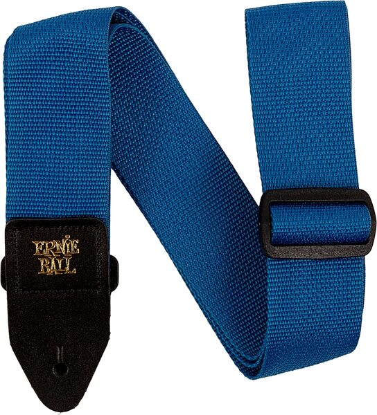Ernie Ball Polypro Guitar Strap, Pearl Blue, Action Position Back