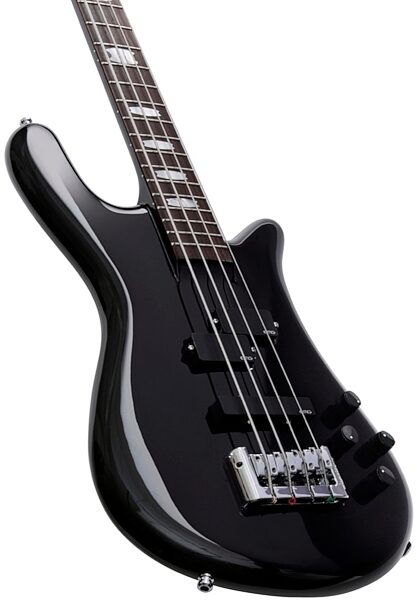 Spector Euro4 Electric Bass, Black Angle