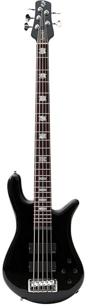 Spector Euro5 Electric Bass, 5-String (with Gig Bag), Solid Black Gloss