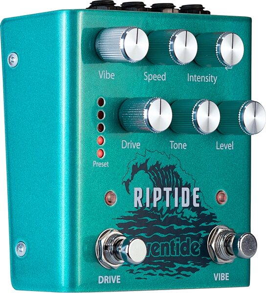 Eventide Riptide Drive and Vibe Pedal, New, Action Position Back