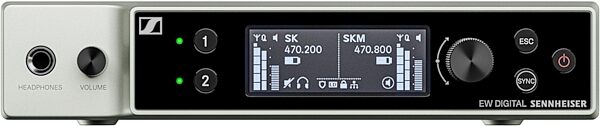 Sennheiser EW-DX EM 2 2-Channel Wireless Receiver, Q19, Front