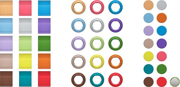 Sennheiser EW-D Color Coding Set Magnetic Color Indicator, New, Action Position Front
