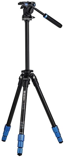 Benro TSL08AS2CSH Slim Video Aluminum Tripod, Action Position Back