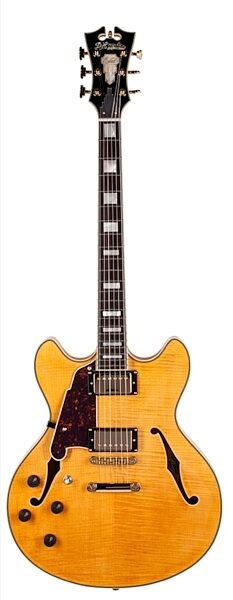D'Angelico EX-DC Semi-Hollowbody Electric Guitar, Left-Handed, Natural