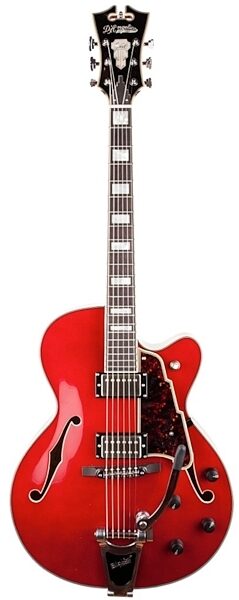 D'Angelico EX-175 Hollowbody Electric Guitar (with Case), Cherry