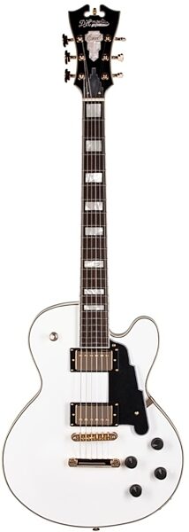 D'Angelico EX-SD Electric Guitar (with Case), White