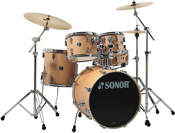 Sonor Force 1007 Stage2 5-Piece Drum Shell Kit, Natural