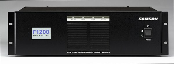 Samson F1200 Power Amp (600 watts/channel Stereo, 1200 watt Mono), Main