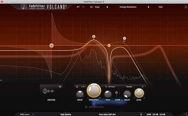 FabFilter Volcano 3 Audio Plug-in, Digital Download, Screenshot Front