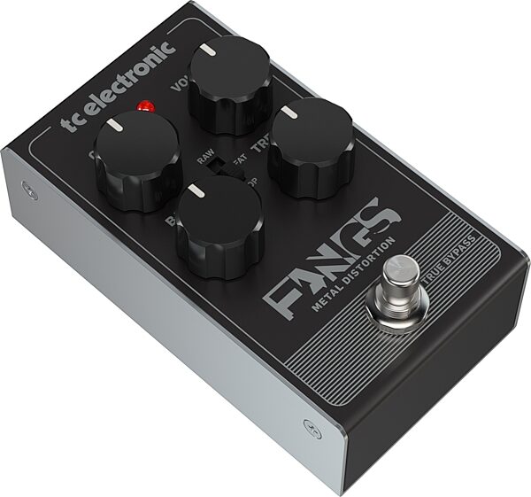 TC Electronic Fangs Metal Distortion Pedal, Action Position Back