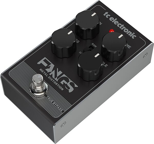 TC Electronic Fangs Metal Distortion Pedal, Action Position Back
