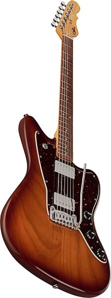 G&L Fullerton Deluxe Doheny HH Electric Guitar (with Gig Bag), Angled Front
