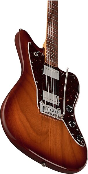 G&L Fullerton Deluxe Doheny HH Electric Guitar, Caribbean Rosewood Fingerboard (with Case), Angled Front