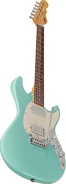 G&L Fullerton Deluxe Skyhawk HH Electric Guitar, Rosewood Fingerboard (with Case), Angled Front