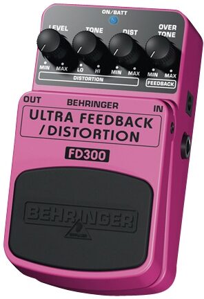 Behringer FD300 Ultra Feedback and Distortion Pedal, Right