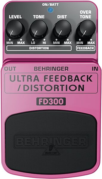 Behringer FD300 Ultra Feedback and Distortion Pedal, Main