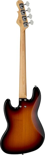 G&L Fullerton Deluxe JB Bass Guitar (with Gig Bag), Angled Back