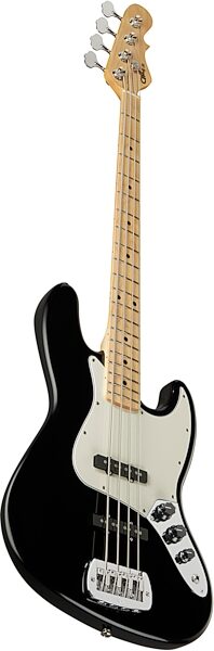 G&L Fullerton Deluxe JB Bass Guitar (with Gig Bag), Angled Front