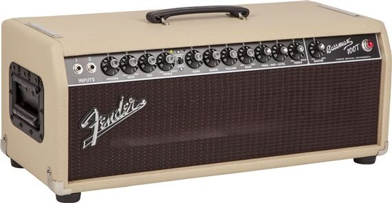Fender Bassman 100T Tube Bass Amplifier Head (100 Watts), Blonde and Oxblood