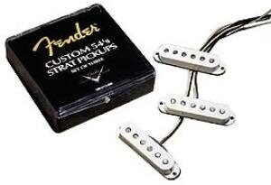 Fender Custom '54 Strat Single-Coil Pickup Set, Set
